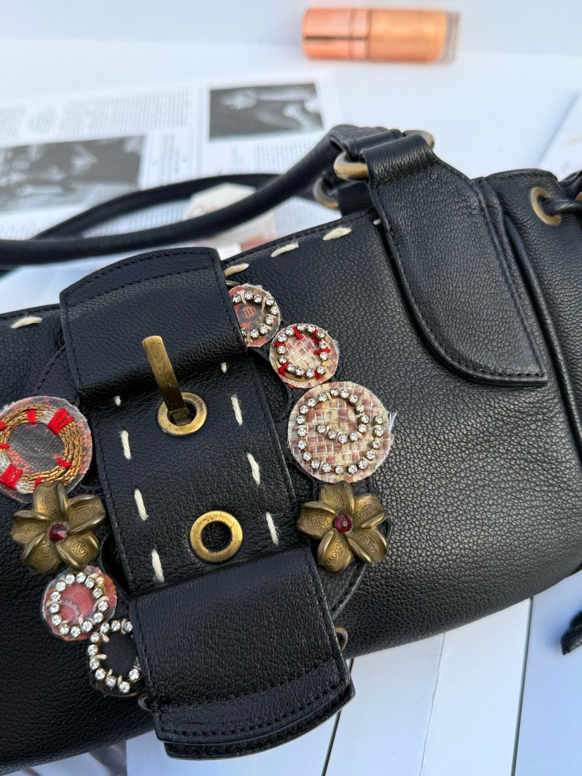 Baldinini Baldinini bag Leather Vintage Bag Size ONE SIZE - 11 Thumbnail