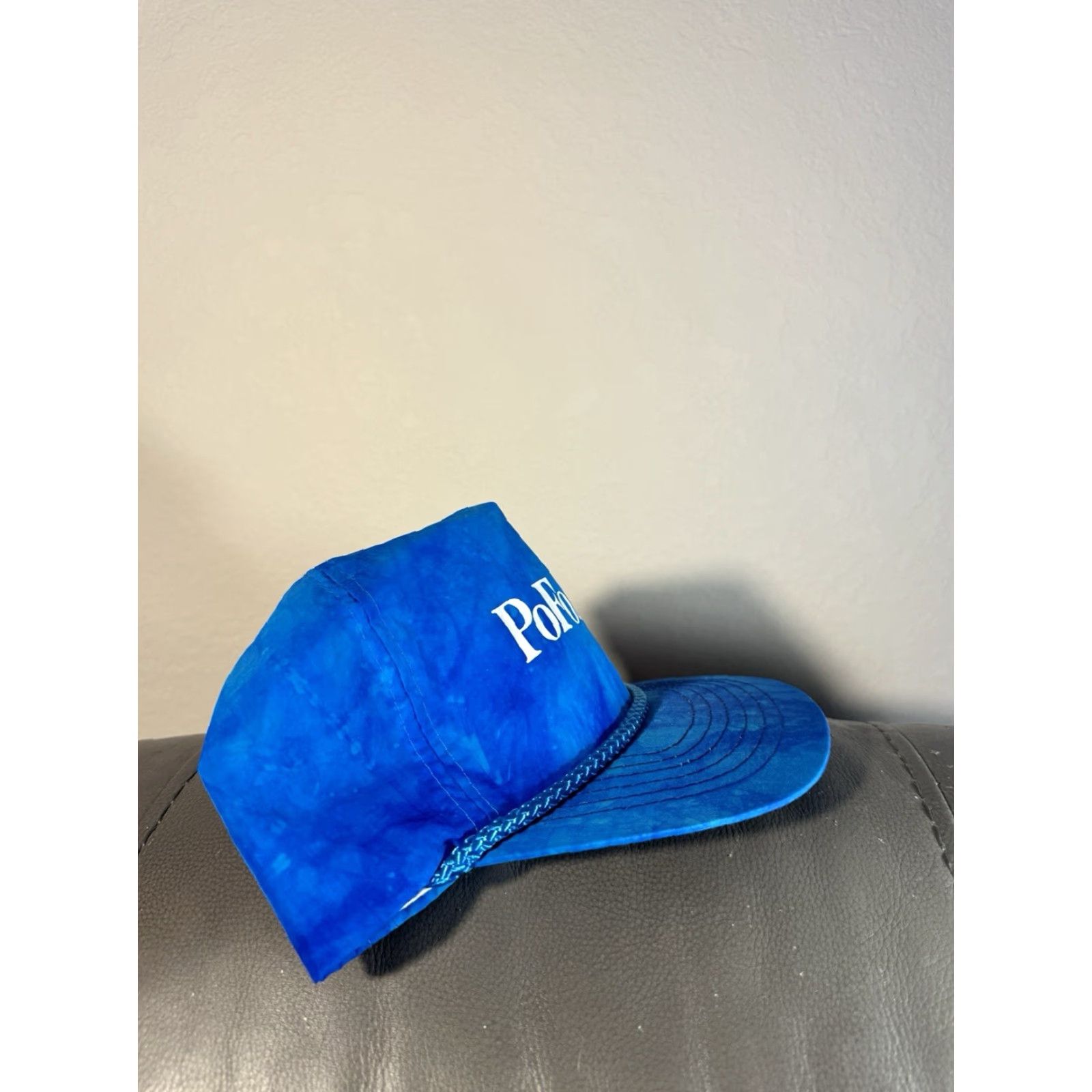 Roper VINTAGE PoFolks Restaurant Southern Homestyle Florida Rope Adjustable Hat 80s Trucker Blue Men One Size Size ONE SIZE - 6 Thumbnail