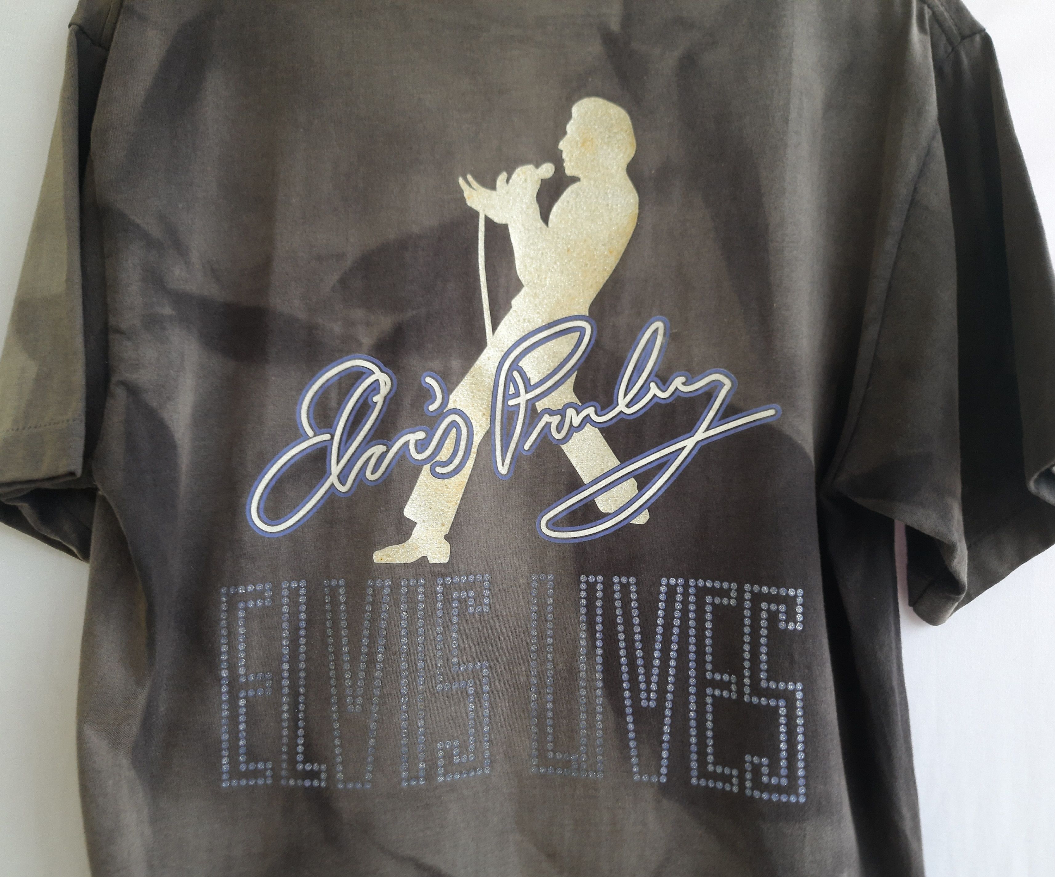 Band Tees Elvis Lives ELVIS PRESLEY T-Shirt Size US L / EU 52-54 / 3 - 8 Thumbnail