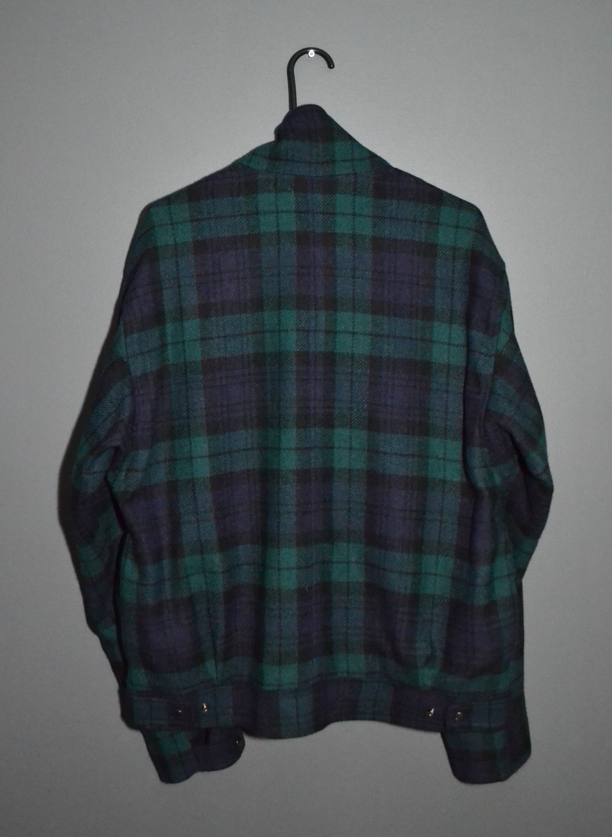 Oliver Spencer Oliver Spencer Woolen 40 size Plaid High Neck Jacket Size US L / EU 52-54 / 3 - 9 Thumbnail