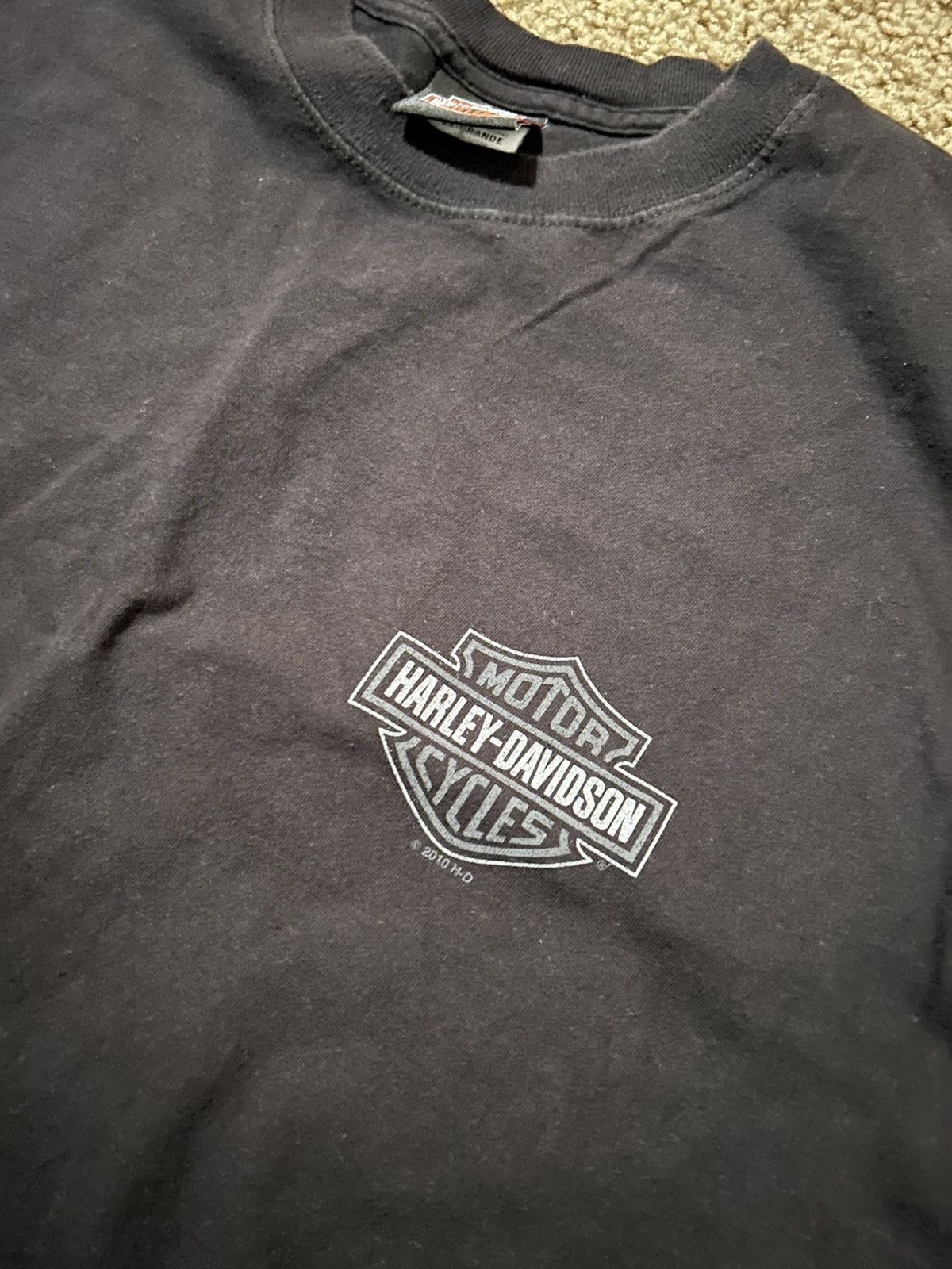 Harley Davidson × Vintage Vintage Harley Davidson Tee Size US XL / EU 56 / 4 - 3 Thumbnail