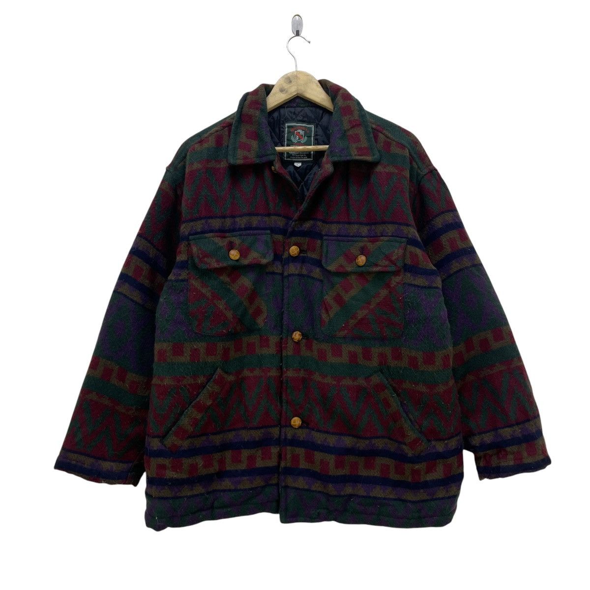 Aztech Mountain × Native Vintage Spectators Mandoc Native Warm Jacket Size US L / EU 52-54 / 3 - 1 Thumbnail