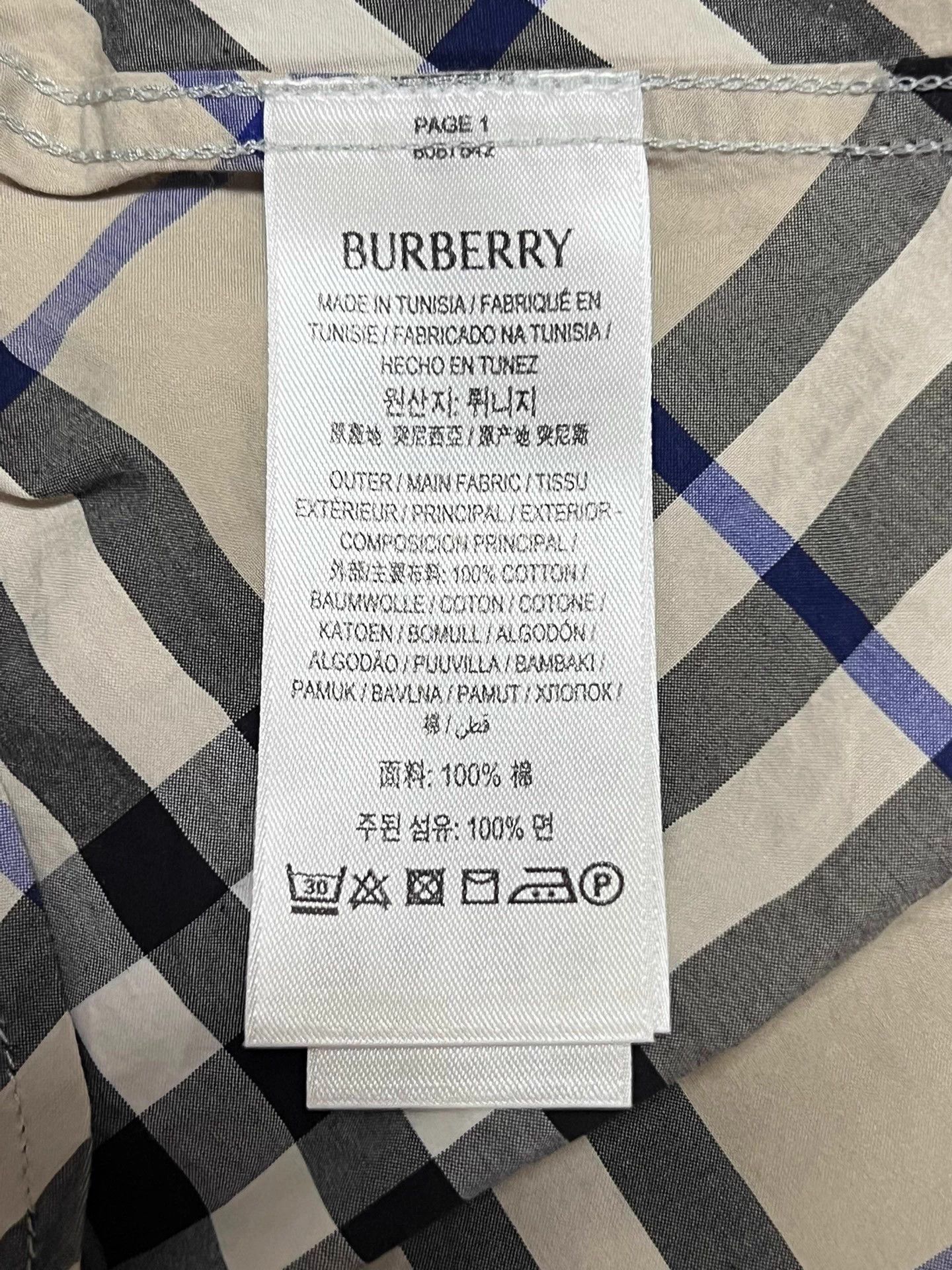 Burberry Burberry Check Long Sleeve Shirt Women's UK6 Size XS / US 0-2 / IT 36-38 - 6 Thumbnail