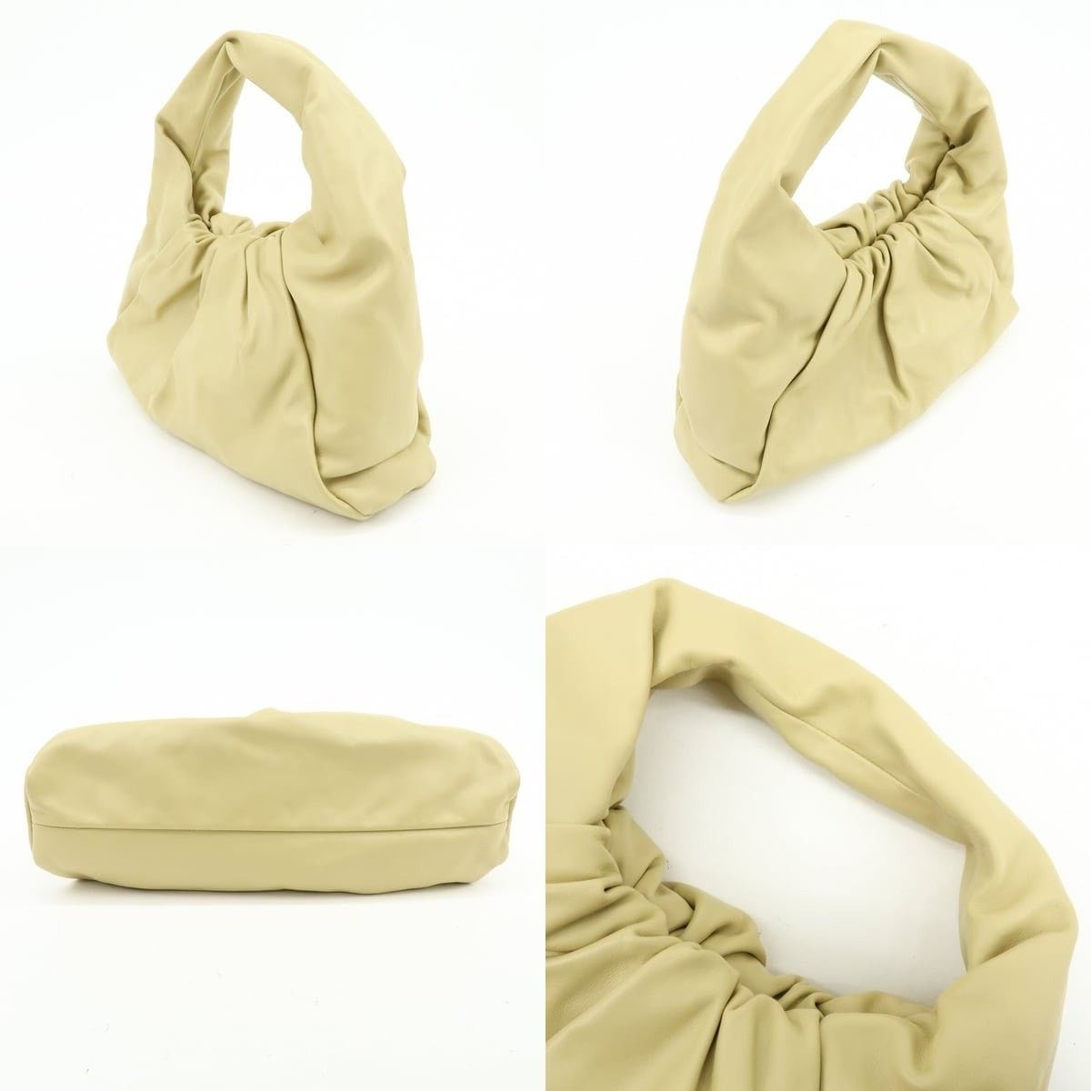 Bottega Veneta Bottega Veneta The Shoulder Pouch Lambskin Bag Yellow Size ONE SIZE - 3 Thumbnail