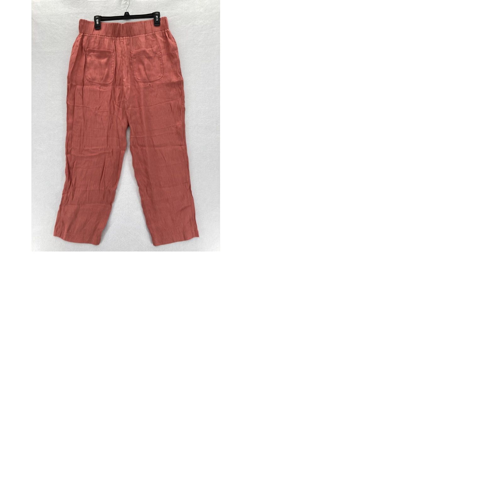 Loft LOFT Outlet Pants Women's Large Pull On High Rise Straight Red Stretch Fabric Size 36" / US 14 / IT 50 - 9 Thumbnail