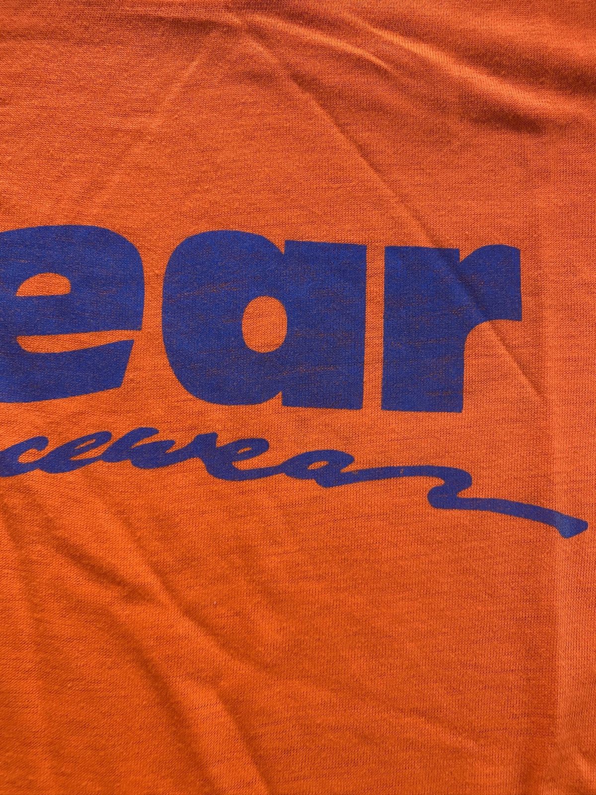 Vintage Vintage 80’s Gear Racewear Moto Orange Single Stitch Tee Size US XXS / EU 40 - 4 Thumbnail