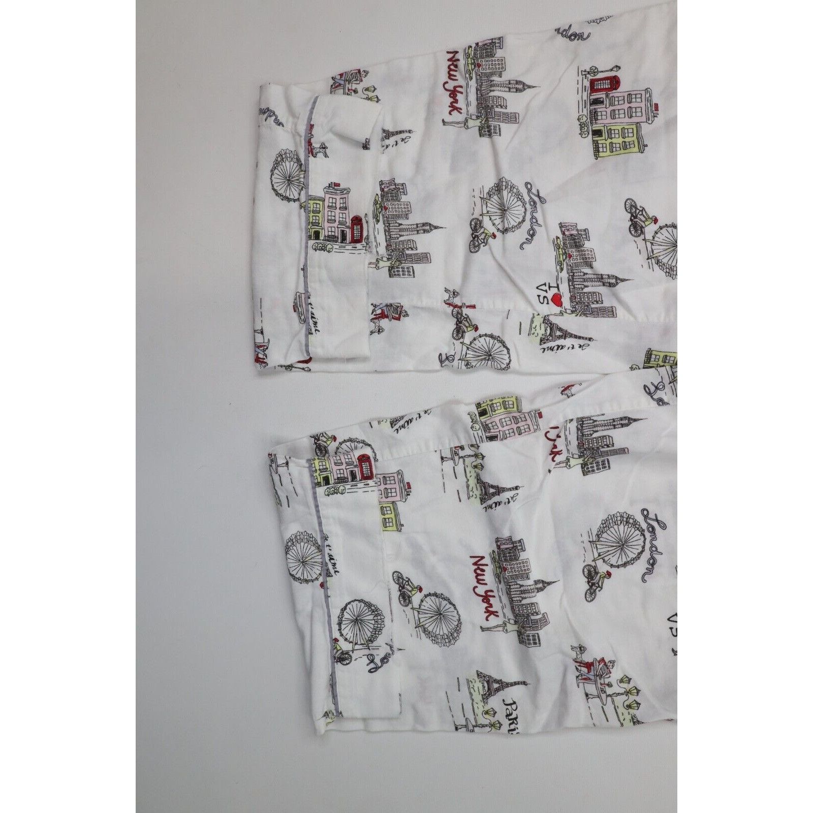 Victoria's Secret × Vintage Vintage Victorias Secret 2 Piece New York London Pajamas Size M / US 6-8 / IT 42-44 - 14 Thumbnail