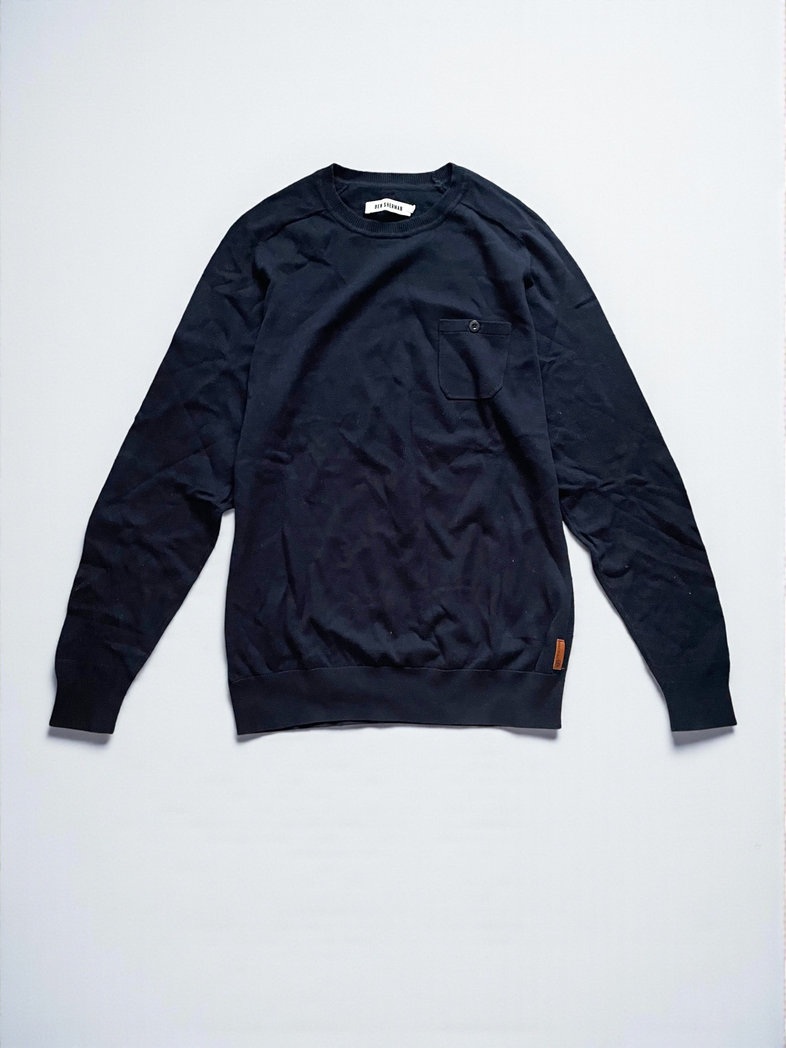 Ben Sherman Ben Sherman Cotton Navy Pullover Sweater M Size US M / EU 48-50 / 2 - 1 Thumbnail