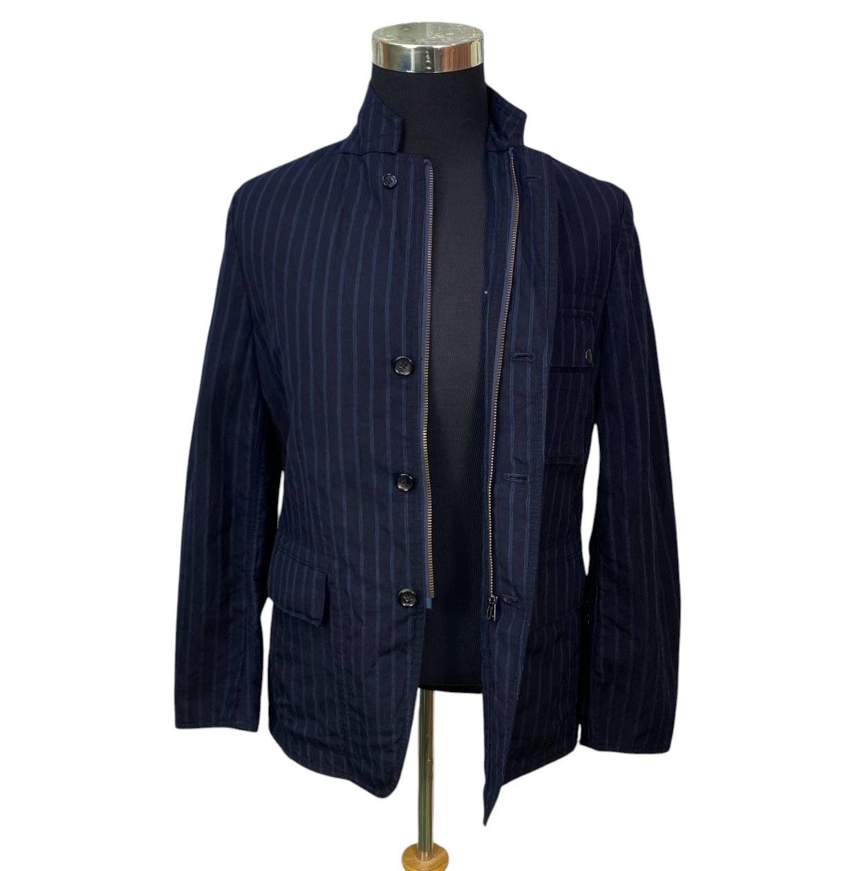 Comme des Garcons AD2007 COMME DES GARCON PINSTRIPED CHORE JACKET Size US S / EU 44-46 / 1 - 7 Thumbnail