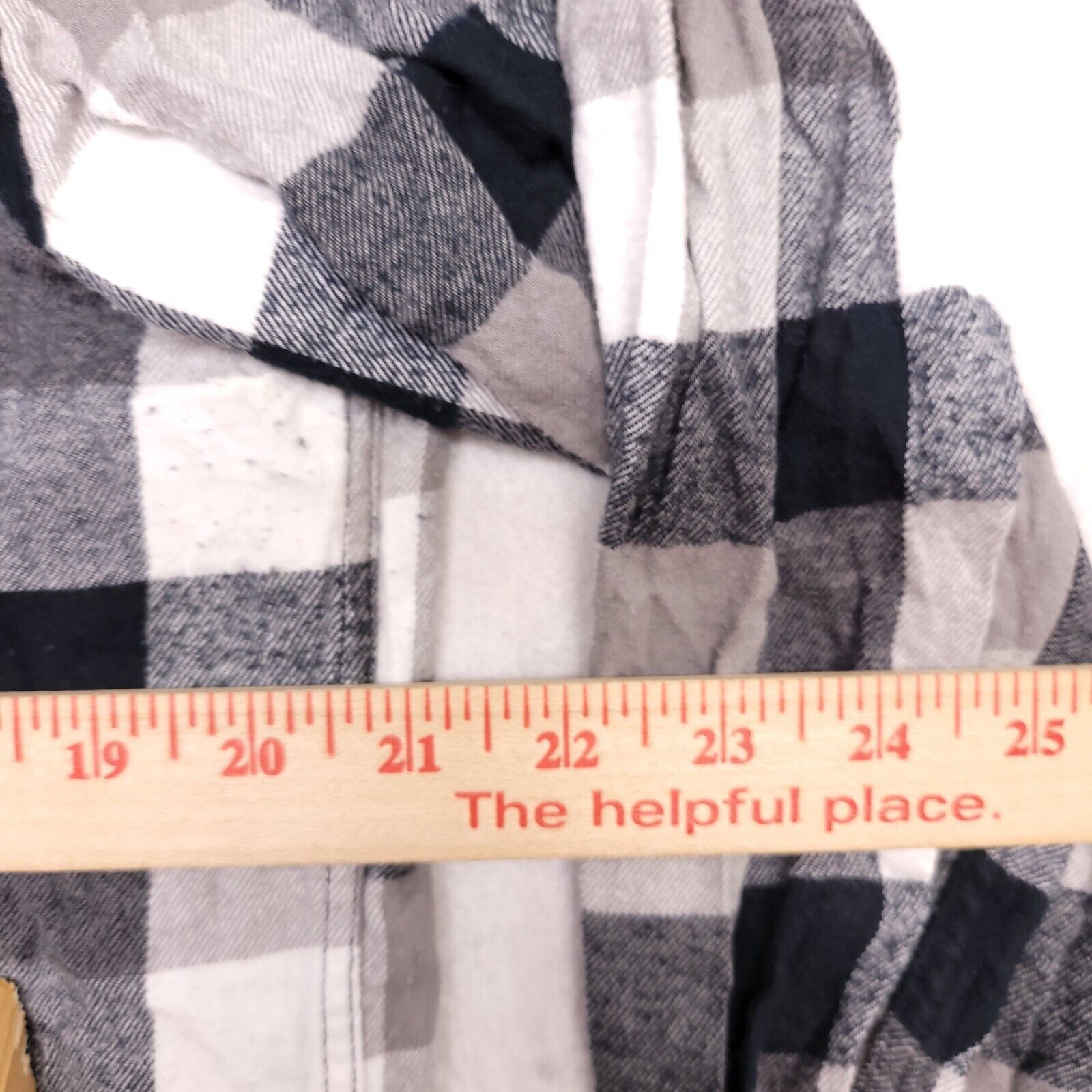 Weatherproof Weatherproof Gingham Flannel Shirt Mens Size XL White Size US XL / EU 56 / 4 - 3 Thumbnail