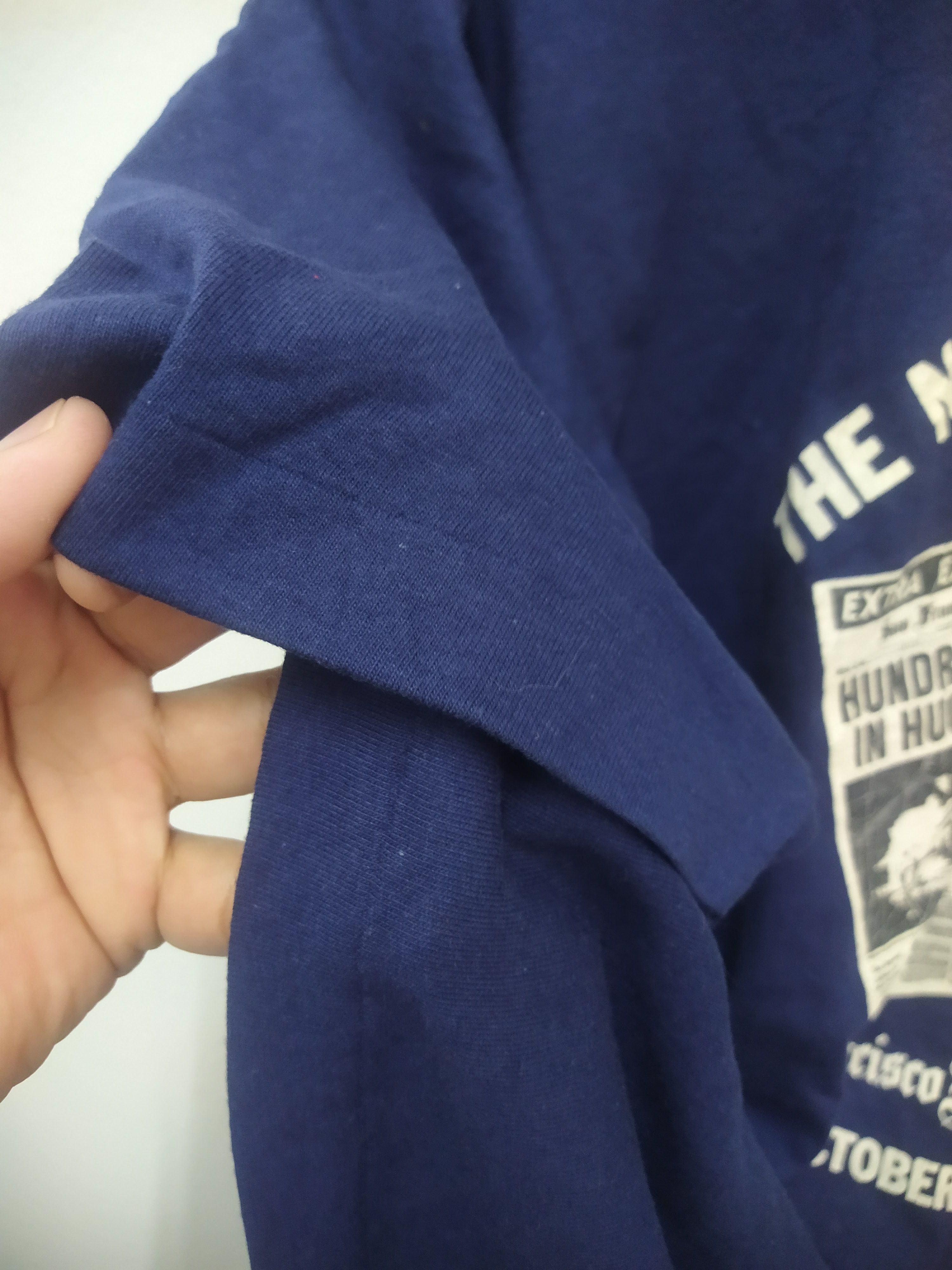 Vintage 🔥Oneita Tag 90's San Francisco Newspaper Agency Size US XL / EU 56 / 4 - 3 Thumbnail