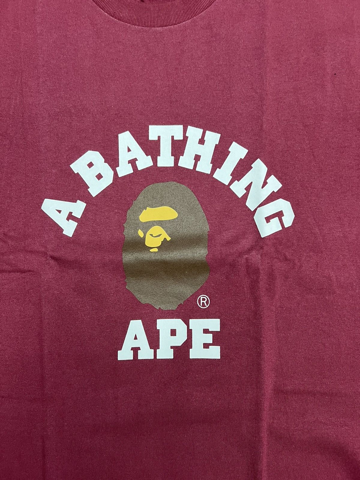 Bape Bape College T-Shirt (3XL) Size US XXL / EU 58 / 5 - 2 Thumbnail