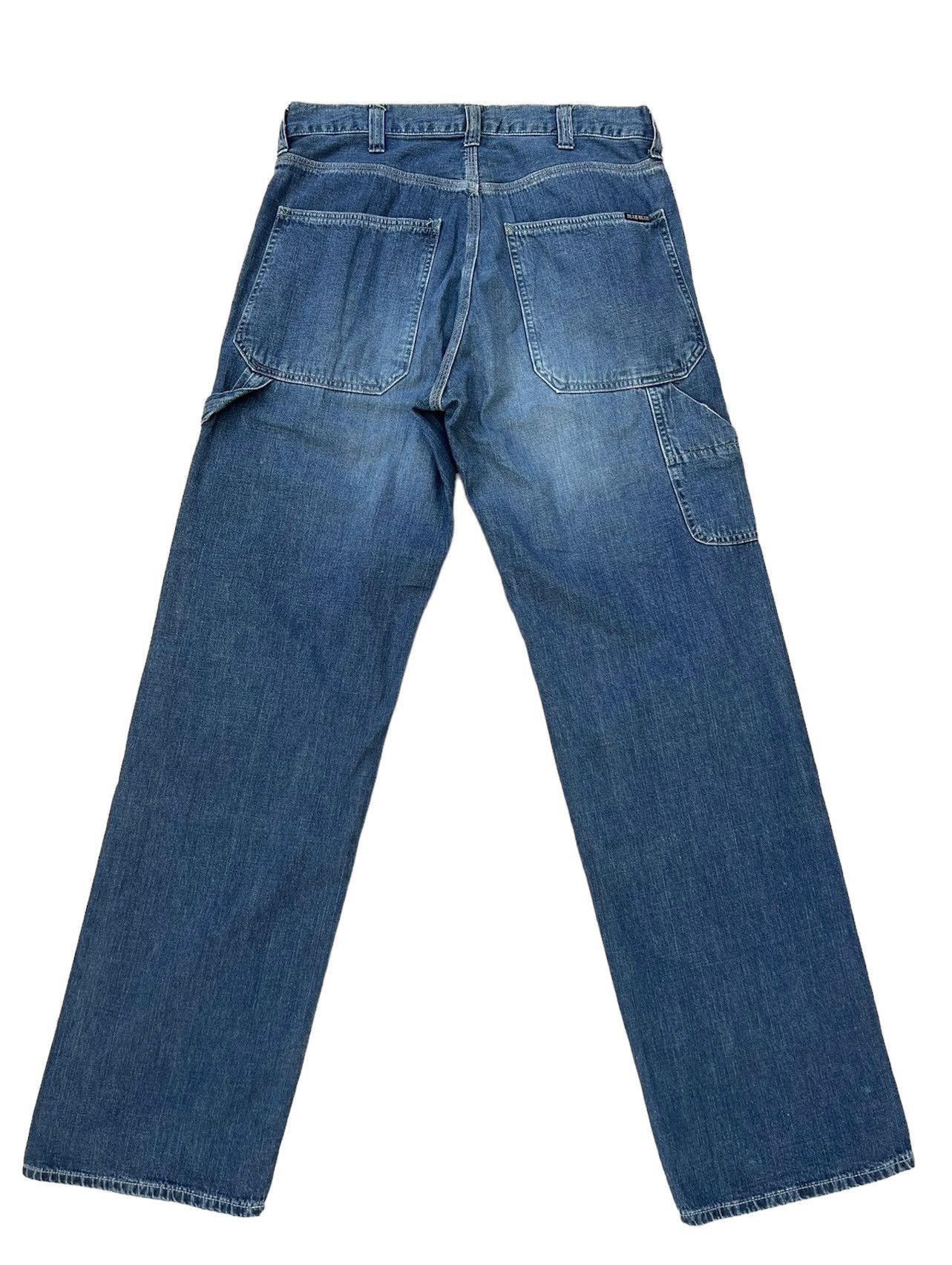 Blue Blue Japan BLUE BLUE Made in Japan Indigo Denim Workwear Pant Size US 30 / EU 46 - 2 Thumbnail
