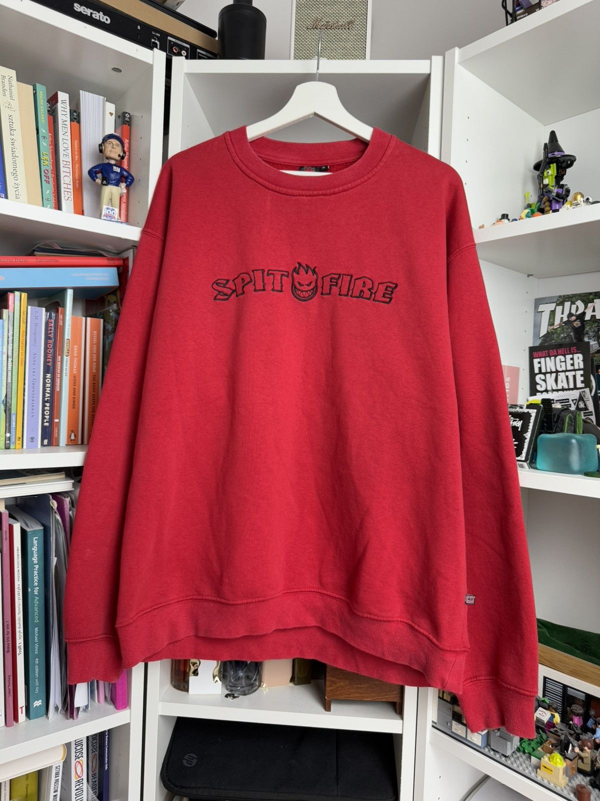 Hook-Ups × Spitfire × Vintage Vintage 90s Spitfire wheels big logo boxy sweatshirt XL flip Size US XL / EU 56 / 4 - 1 Thumbnail