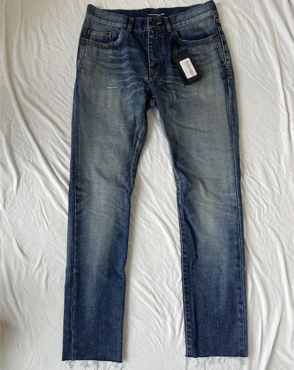 Saint Laurent Paris YSL Blue Jeans Size US 30 / EU 46 - 1 Thumbnail