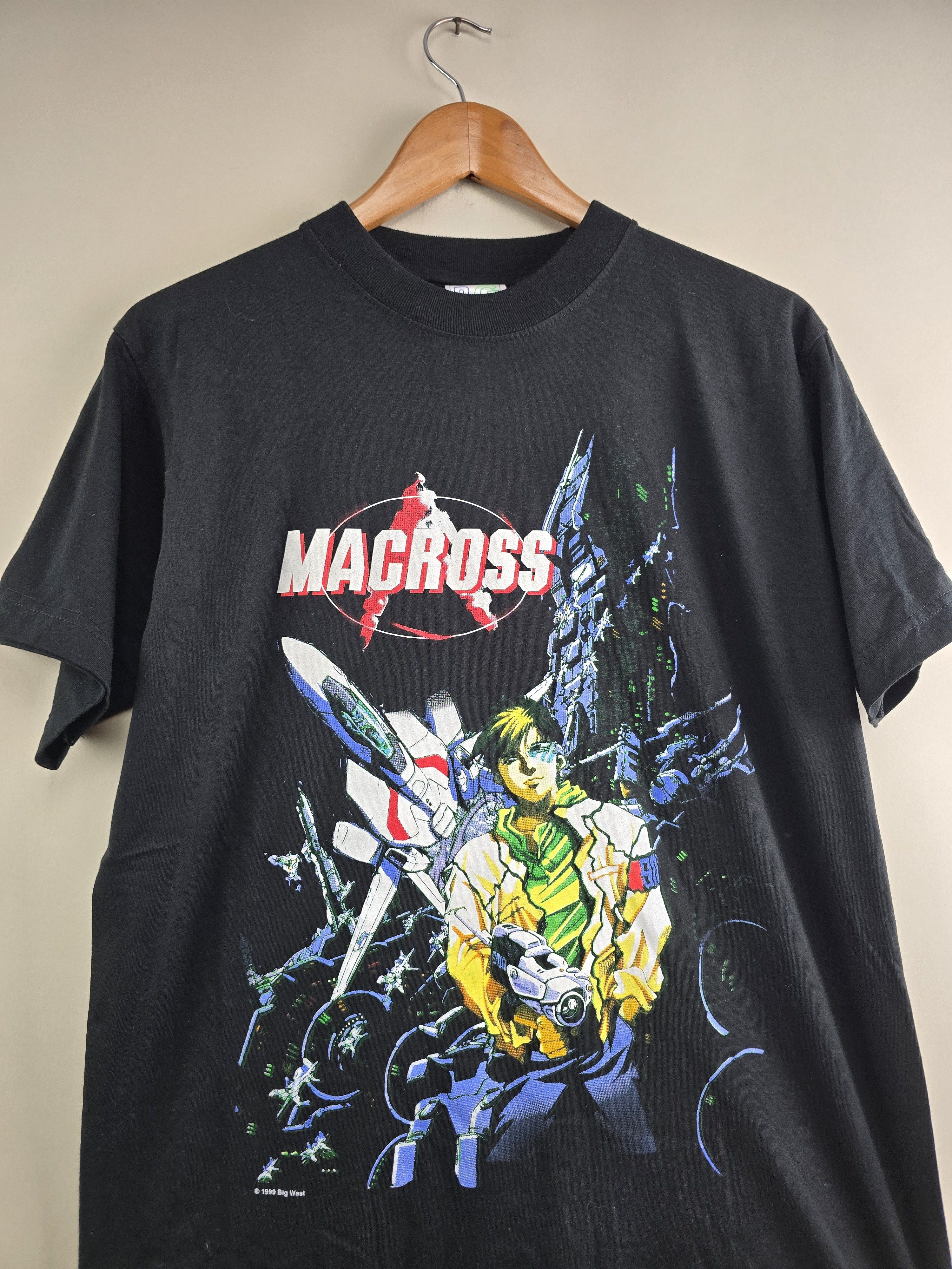 Anime × Vintage 90s Macross Anime tee M 20" 28" Size US M / EU 48-50 / 2 - 2 Thumbnail