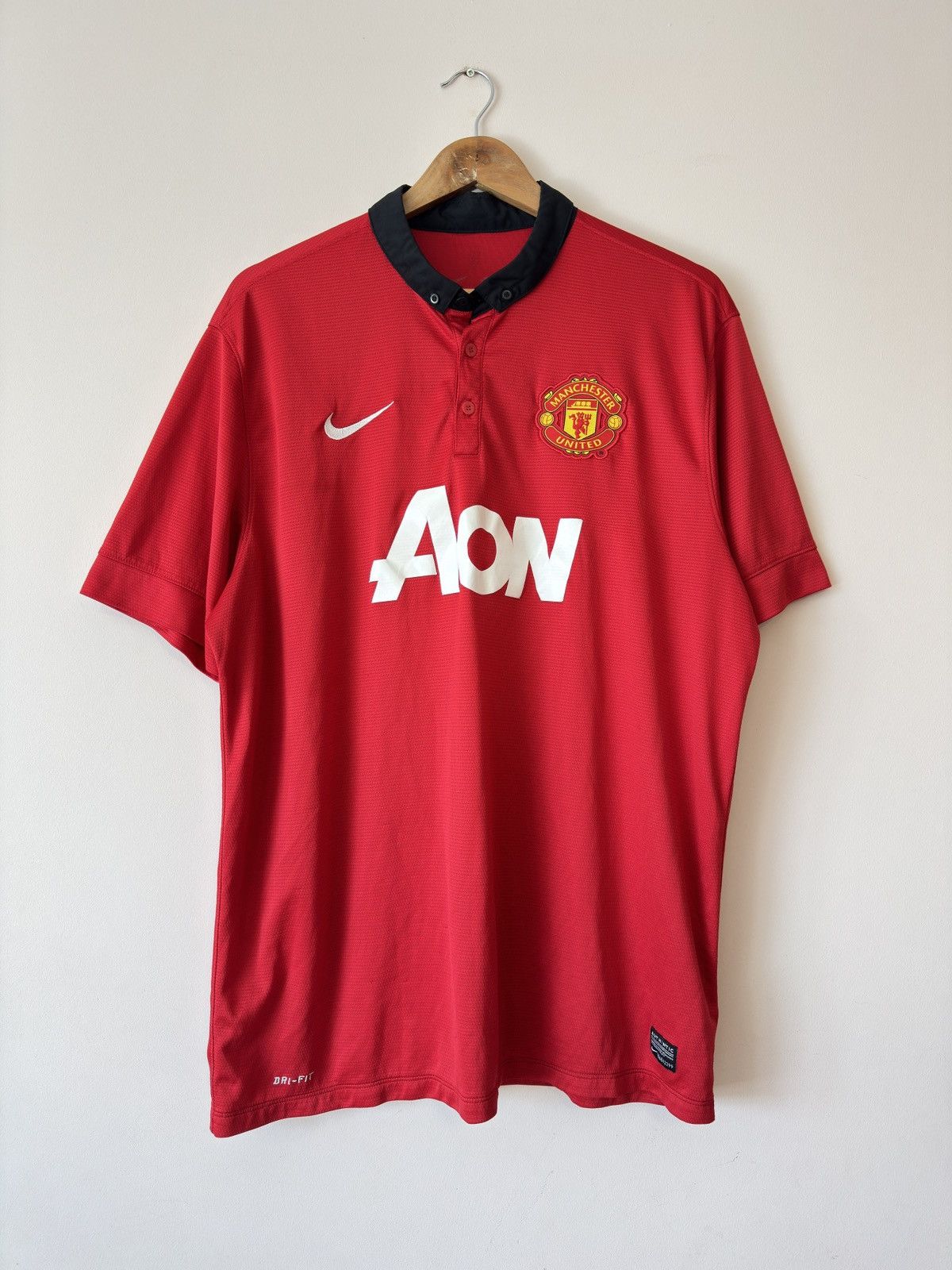 Nike Manchester United 2014-2015 Home Soccer Jersey Shirt Kit Size US XXL / EU 58 / 5 - 1 Thumbnail