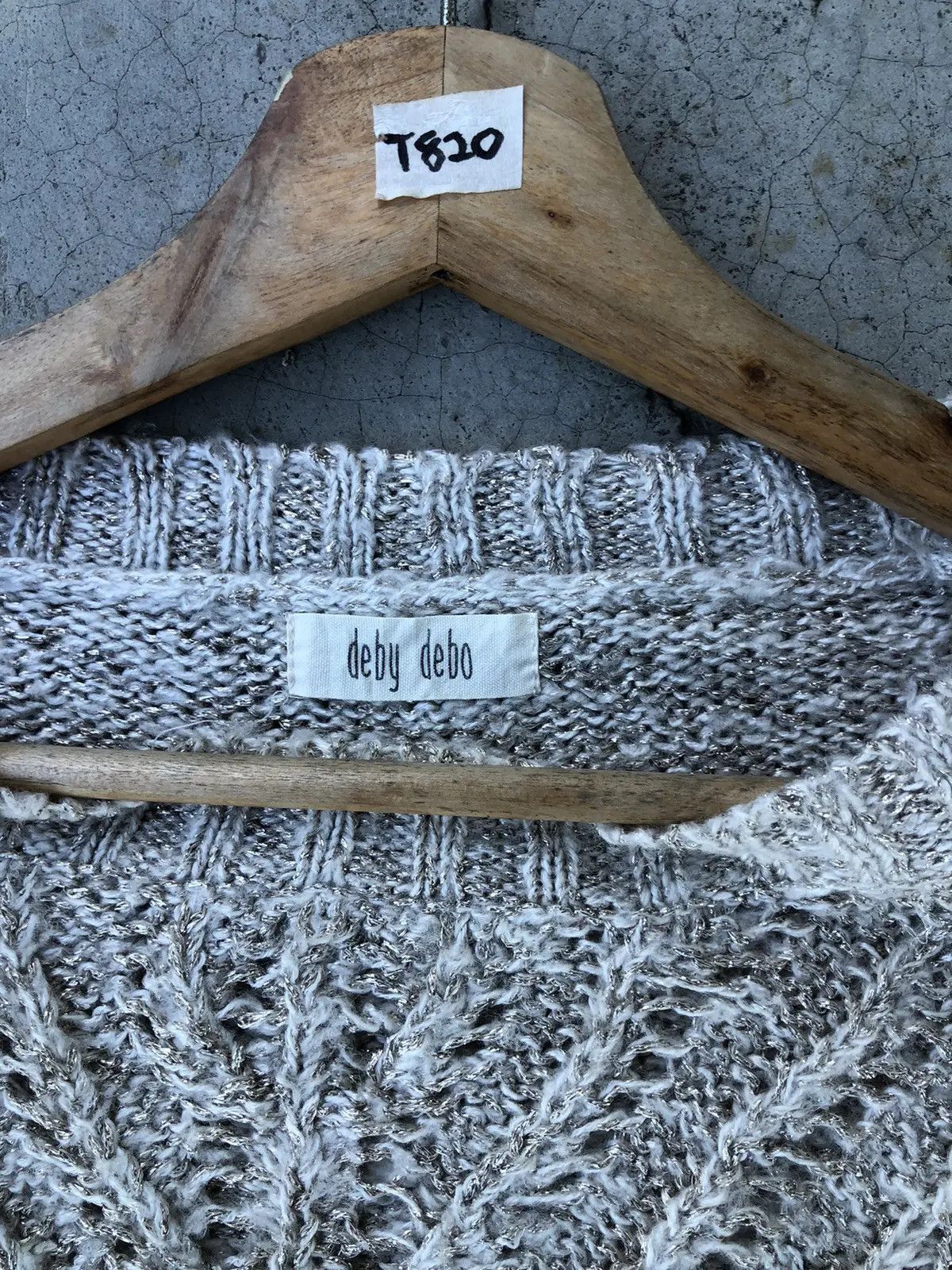 Aran Isles Knitwear Very Rare Knitting Jumper/Netting Pattern Size US XS / EU 42 / 0 - 6 Thumbnail