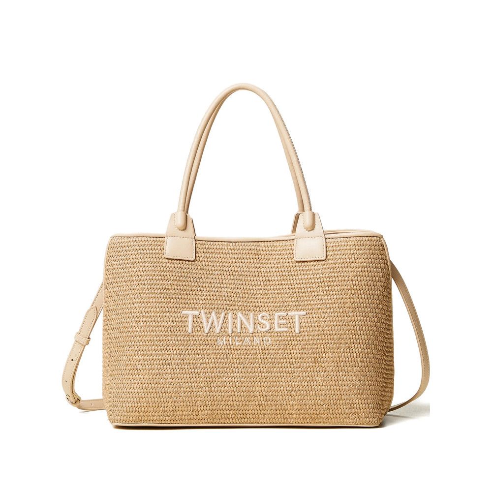 TWINSET Twinset NEUTRALS Tote Bags Size ONE SIZE - 1 Thumbnail