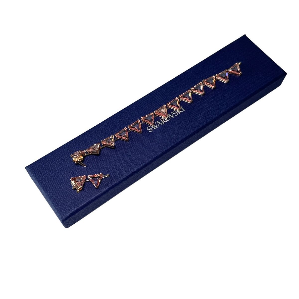 Swarovski Swarovski Ortyx bracelet Triangle cut, Pink, Rose Size ONE SIZE - 5 Thumbnail