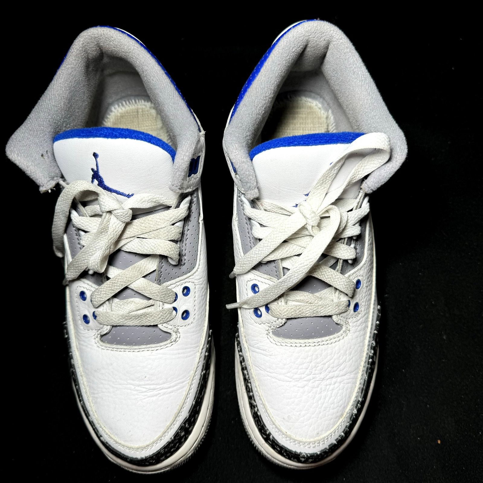 Jordan Brand × Nike Size 6.5 - Nike Air Jordan 3 Retro GS Racer Blue Men's Shoes Size US 6.5 / EU 39-40 - 4 Thumbnail