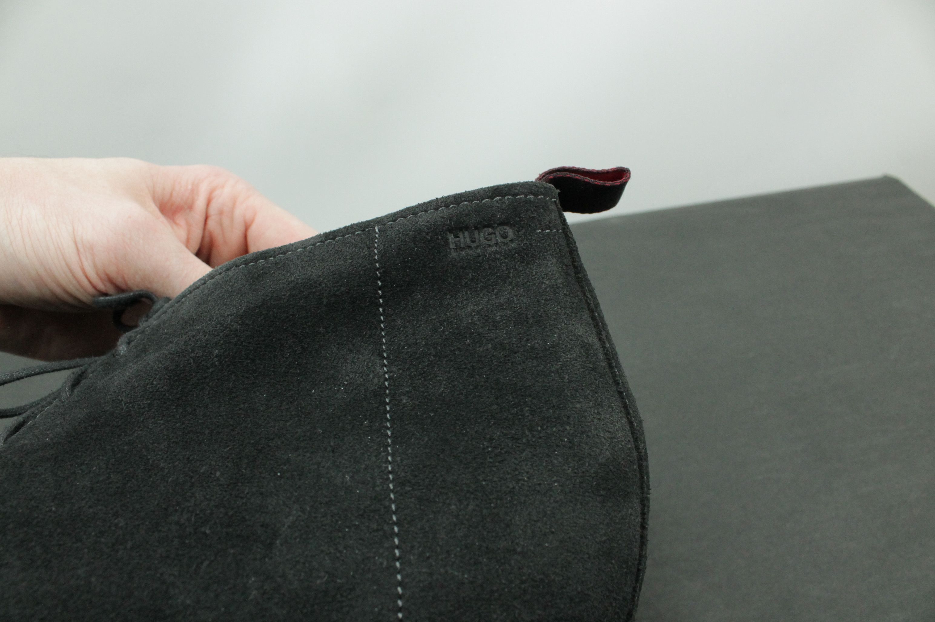Designer × Hugo Boss Hugo Boss Black Suede Leather Casual Shoes Size US 10 / EU 43 - 6 Thumbnail