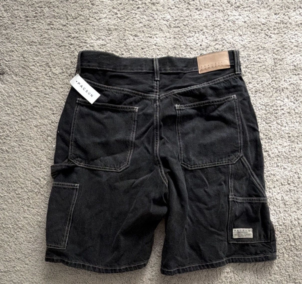 Pacsun Pacsun Black Denim jean shorts Size US 32 / EU 48 - 2 Thumbnail