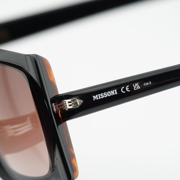 Missoni Missoni MIS 0089/S 0WR7 HA Sunglasses Havana Square Frame Size ONE SIZE - 4 Thumbnail