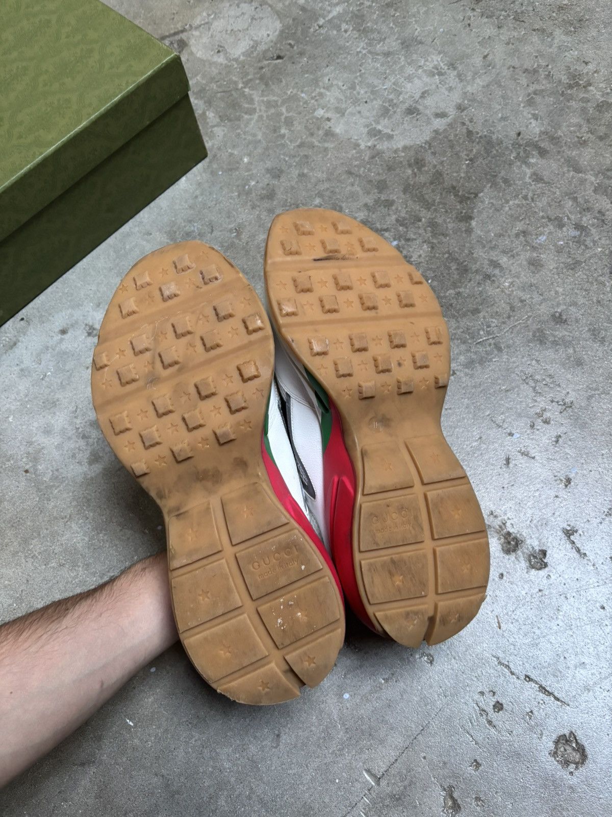 Gucci Gucci Rhyton 'White Red Green Reflective' Size US 11 / EU 44 - 7 Thumbnail