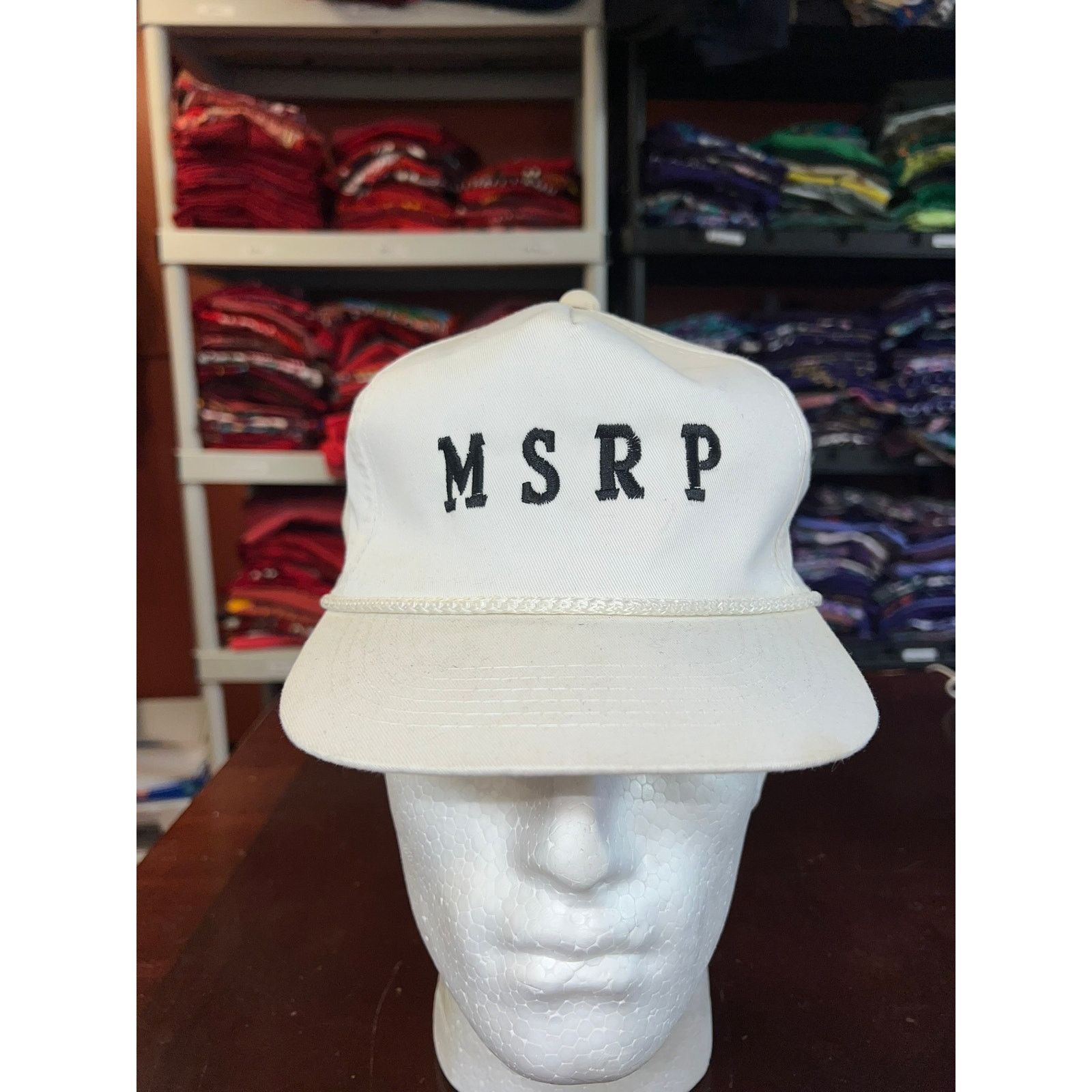 Vintage Vintage MSPR Hat White Roper Snapback Cap 90s 1990s Size ONE SIZE - 1 Thumbnail
