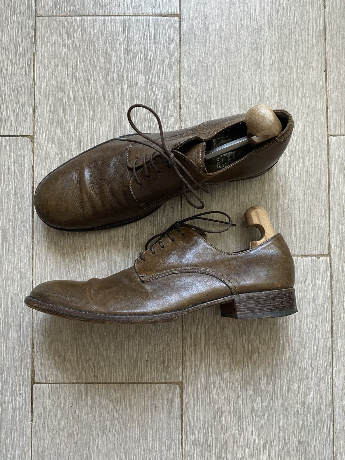 VINTAGE MOMA AVANT GARDE LEATHER HANDMADE SHOES