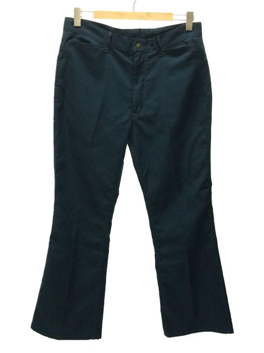 Needles Cropped Pants Boot-Cut Jean Poly Twill Polyester Blue