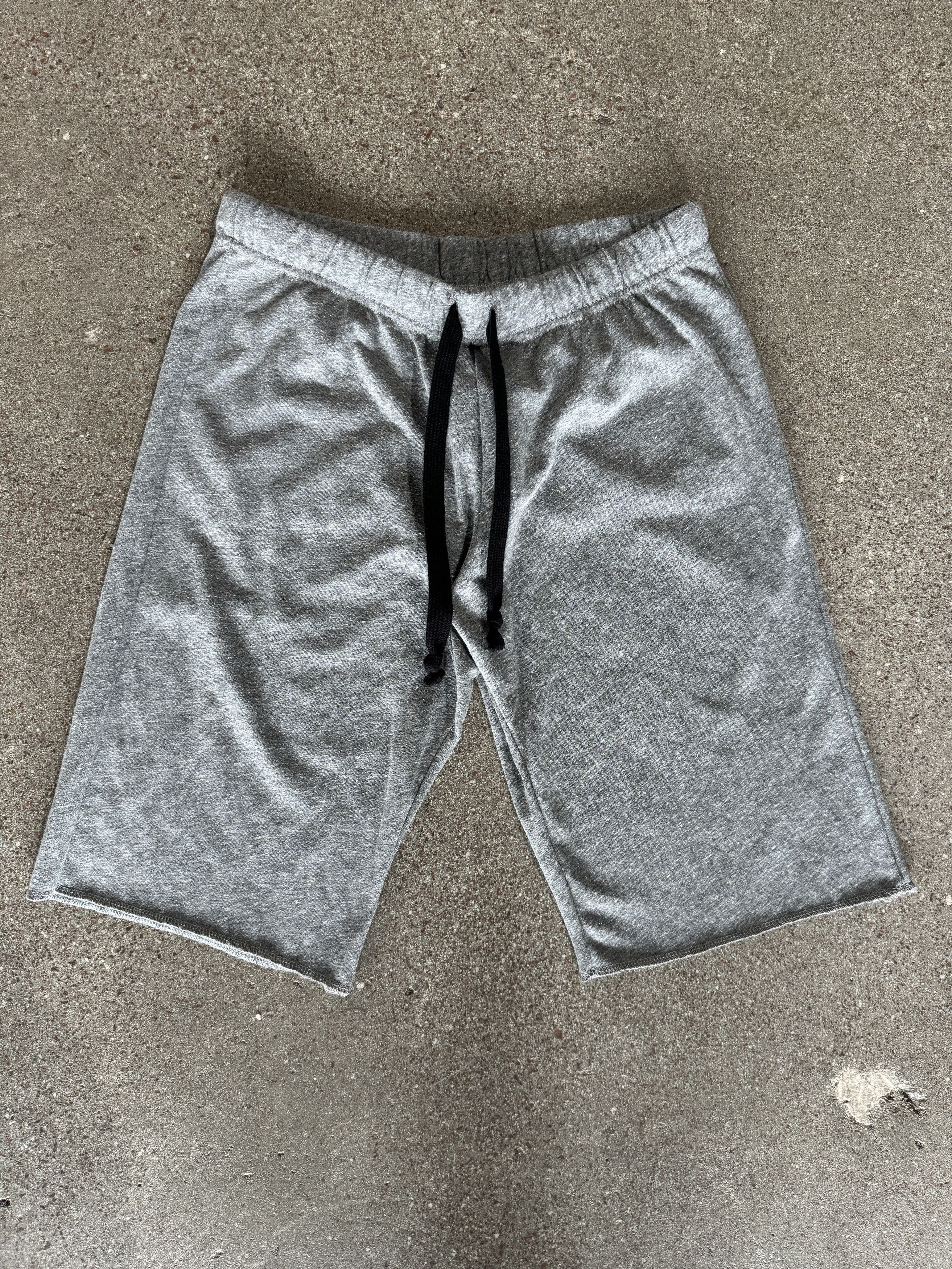 image of Chrome Hearts Plain Grey Shorts, Men's (Size 31)