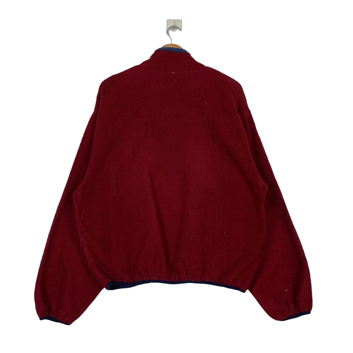 Other 90's Made in USA Half Button Pullover Red Fleece #1139-C52 Size US M / EU 48-50 / 2 - 7 Thumbnail