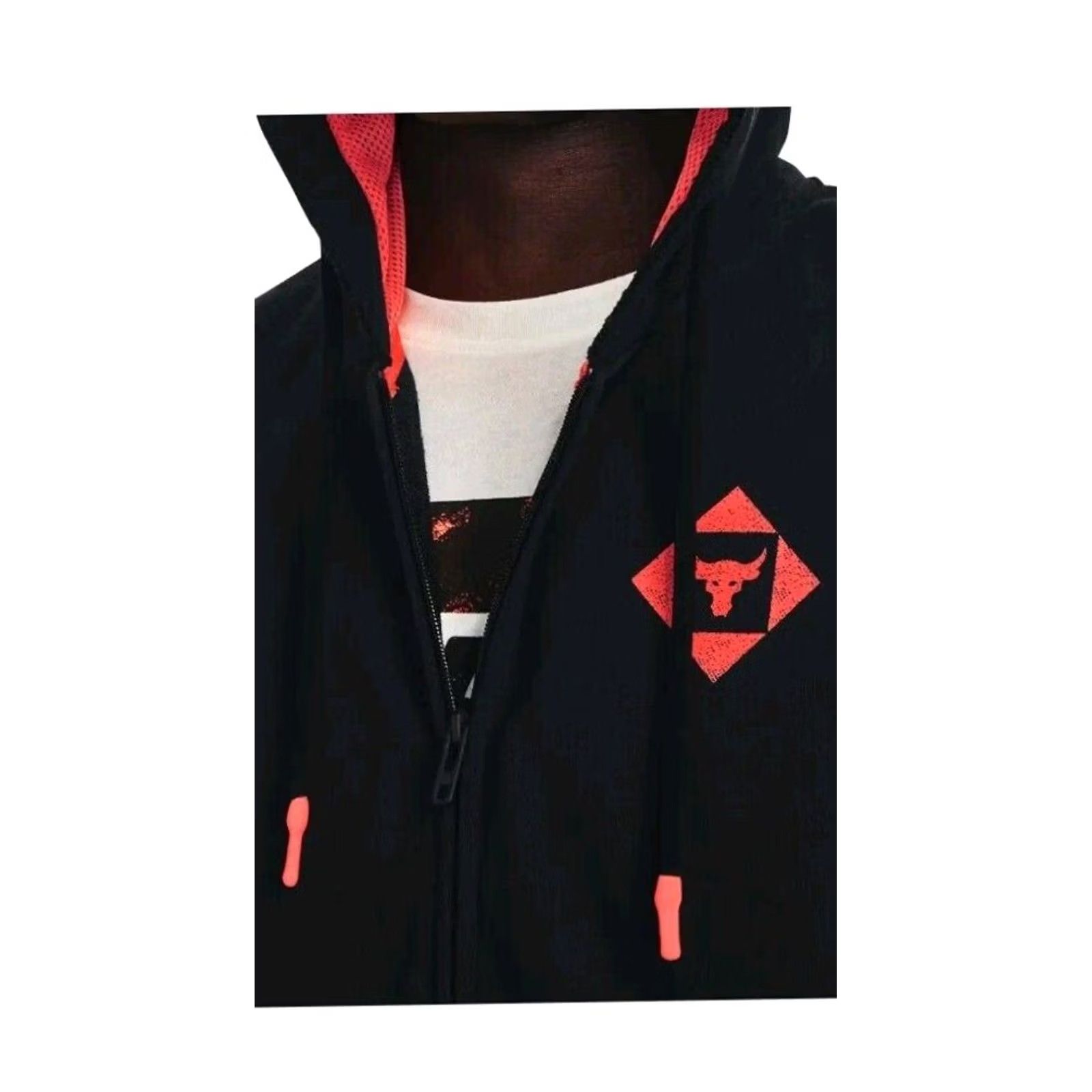 Under Armour Under Armour Project Rock Hoodie Mens Small Black Sleeveless Full-Zip Logo Zipper Terry 1377434 Size US S / EU 44-46 / 1 - 6 Thumbnail