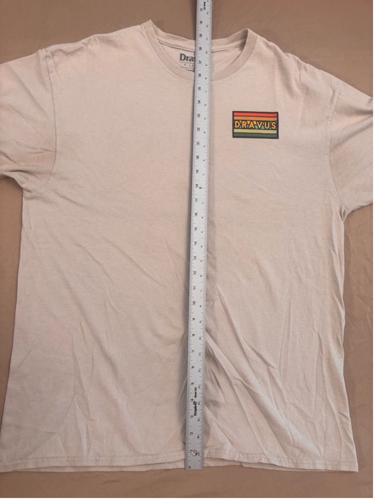Dravus Men's Dravus T-shirt XL Beige Short Sleeve Size US XL / EU 56 / 4 - 4 Thumbnail