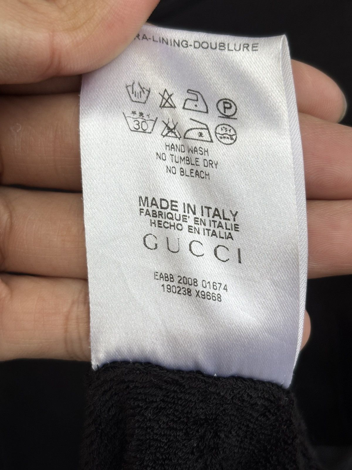 Gucci Thrashed Sunfaded Black Hoodie Size US M / EU 48-50 / 2 - 6 Thumbnail