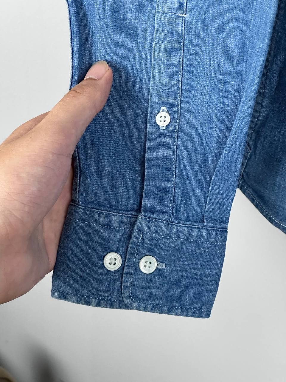 NN07 NN07 No Nationality Denim Casual Shirt Made In Portugal Size US S / EU 44-46 / 1 - 7 Thumbnail