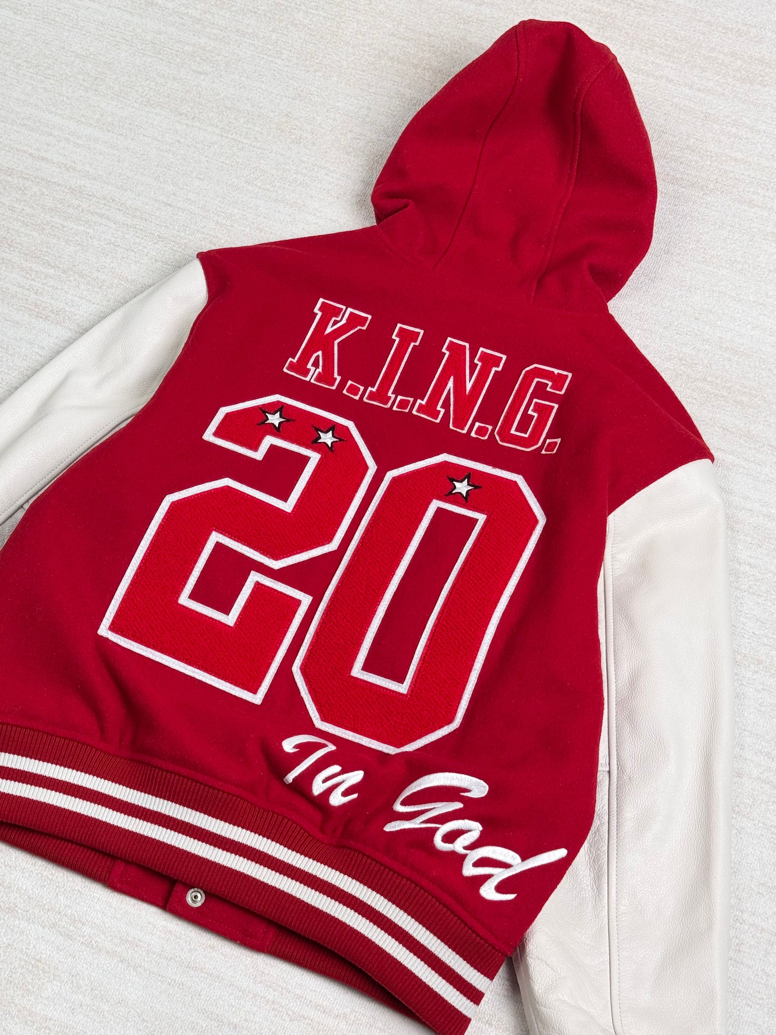 Supreme UNWORN* FW20 King Hooded Varsity Jacket Size S Size US S / EU 44-46 / 1 - 10 Thumbnail