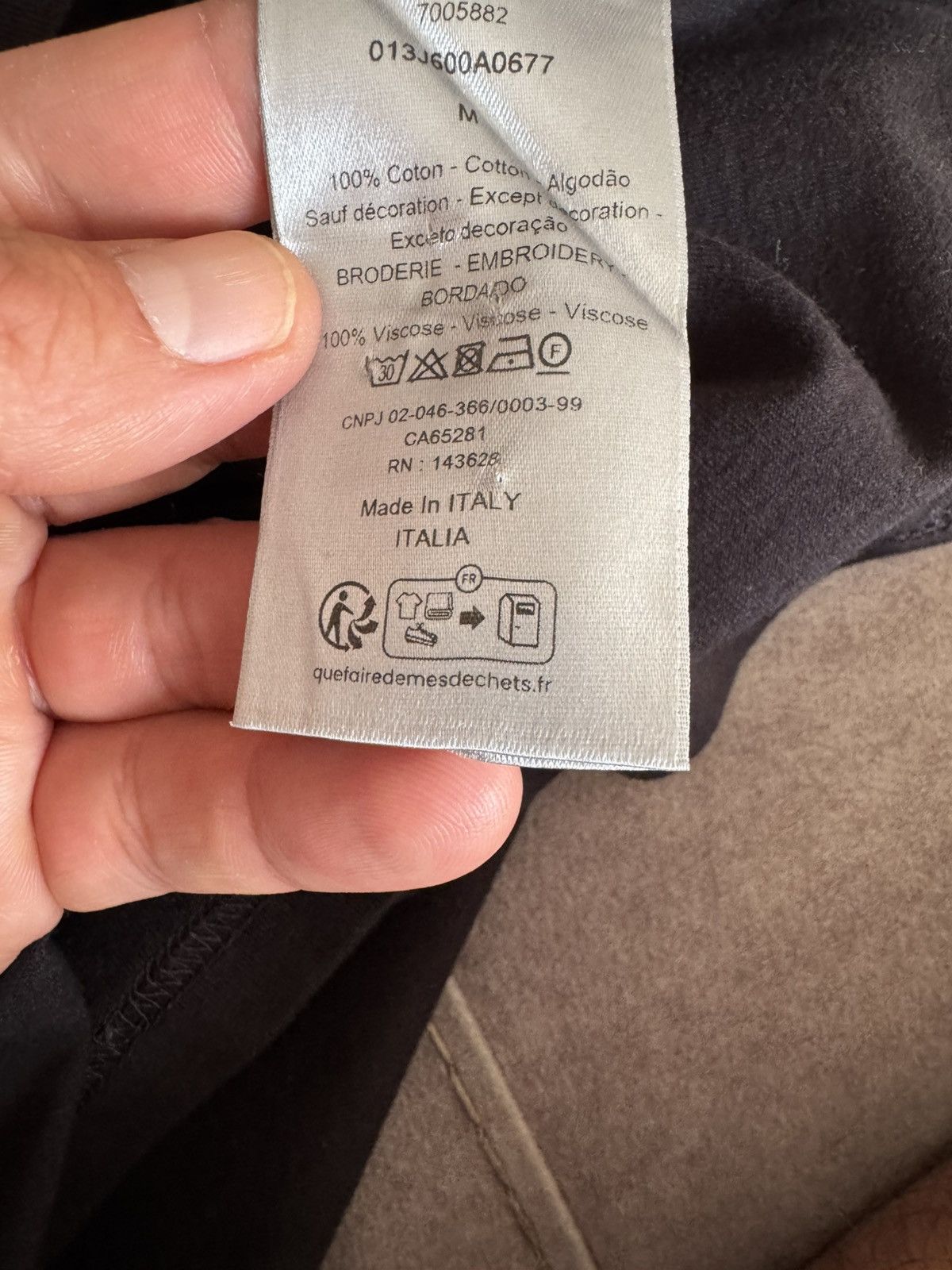 Dior DIOR tshirt SEE/STUDY real measurements by tape in photos Size US M / EU 48-50 / 2 - 16 Thumbnail