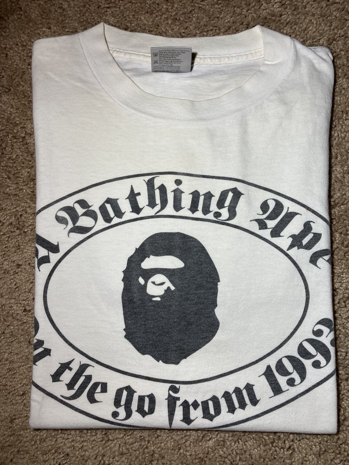 Bape 1996 Bape Circle Logo On The Go 1993 Emblem 90s Nigo OG Size US L / EU 52-54 / 3 - 1 Thumbnail
