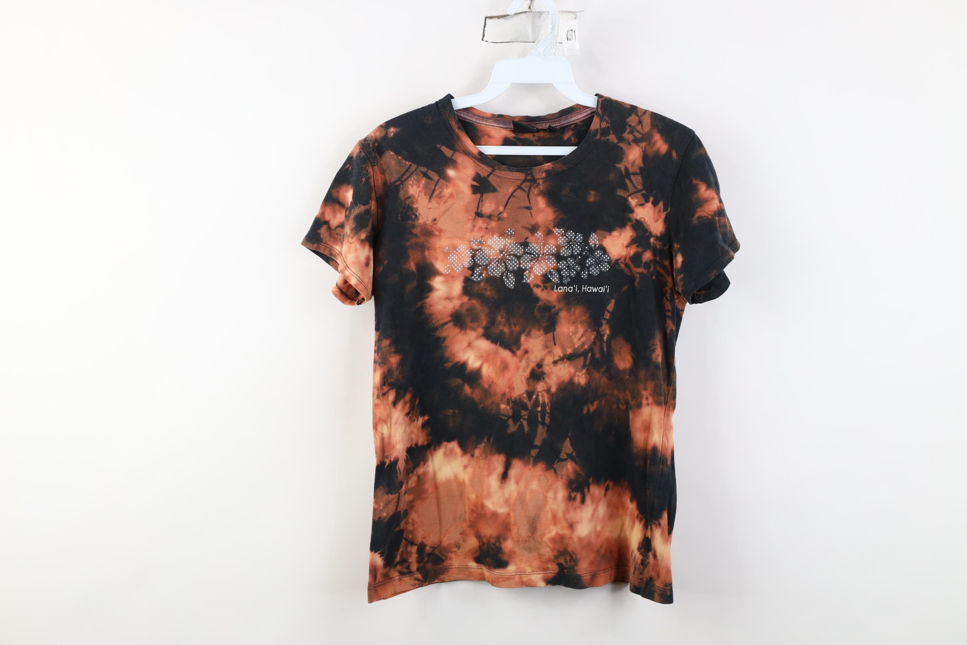 Vintage Vintage Y2K Babydoll Streetwear Wash Flower Hawaii T-Shirt Size S / US 4 / IT 40 - 1 Thumbnail