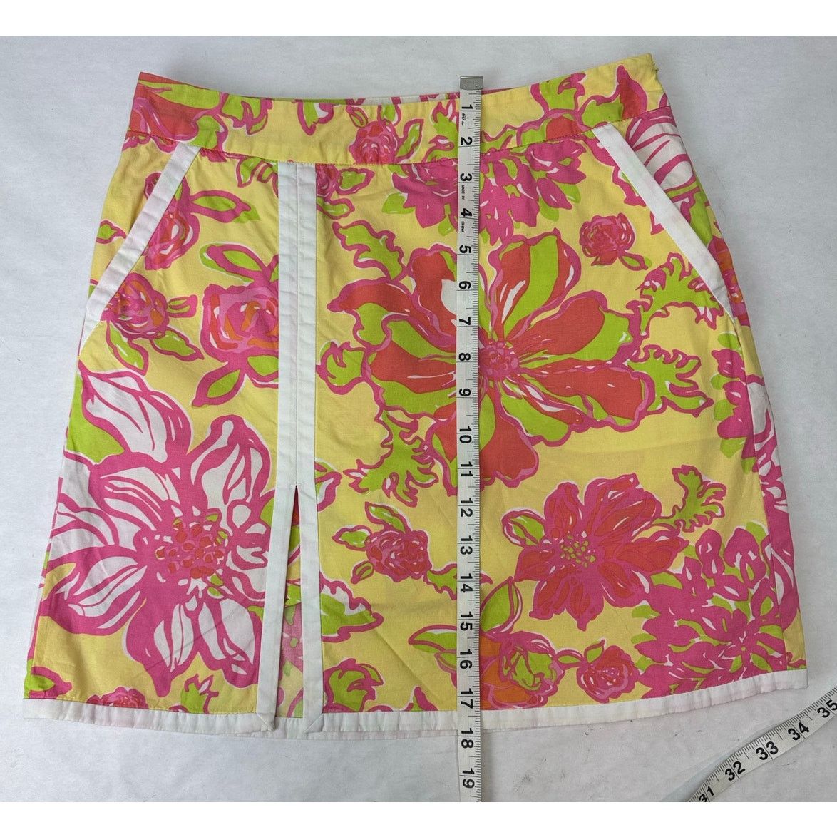 Lilly Pulitzer Lilly Pulitzer Skort Starfruit Pattern - Floral Size 2 Size 26" / US 2 / IT 38 - 4 Thumbnail
