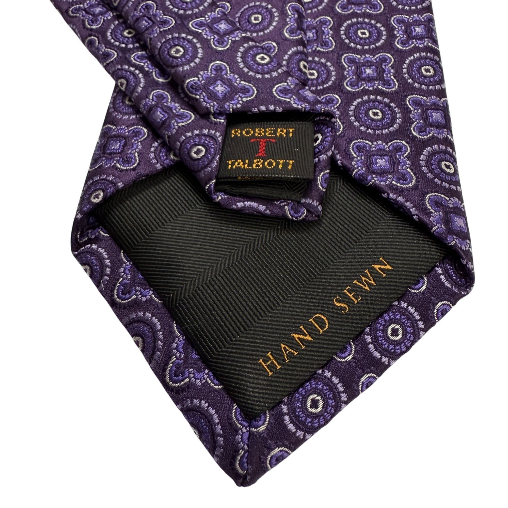 Robert Talbott Robert Talbott Best Of Class for Nordstrom Purple Hand Sewn Size ONE SIZE - 4 Thumbnail