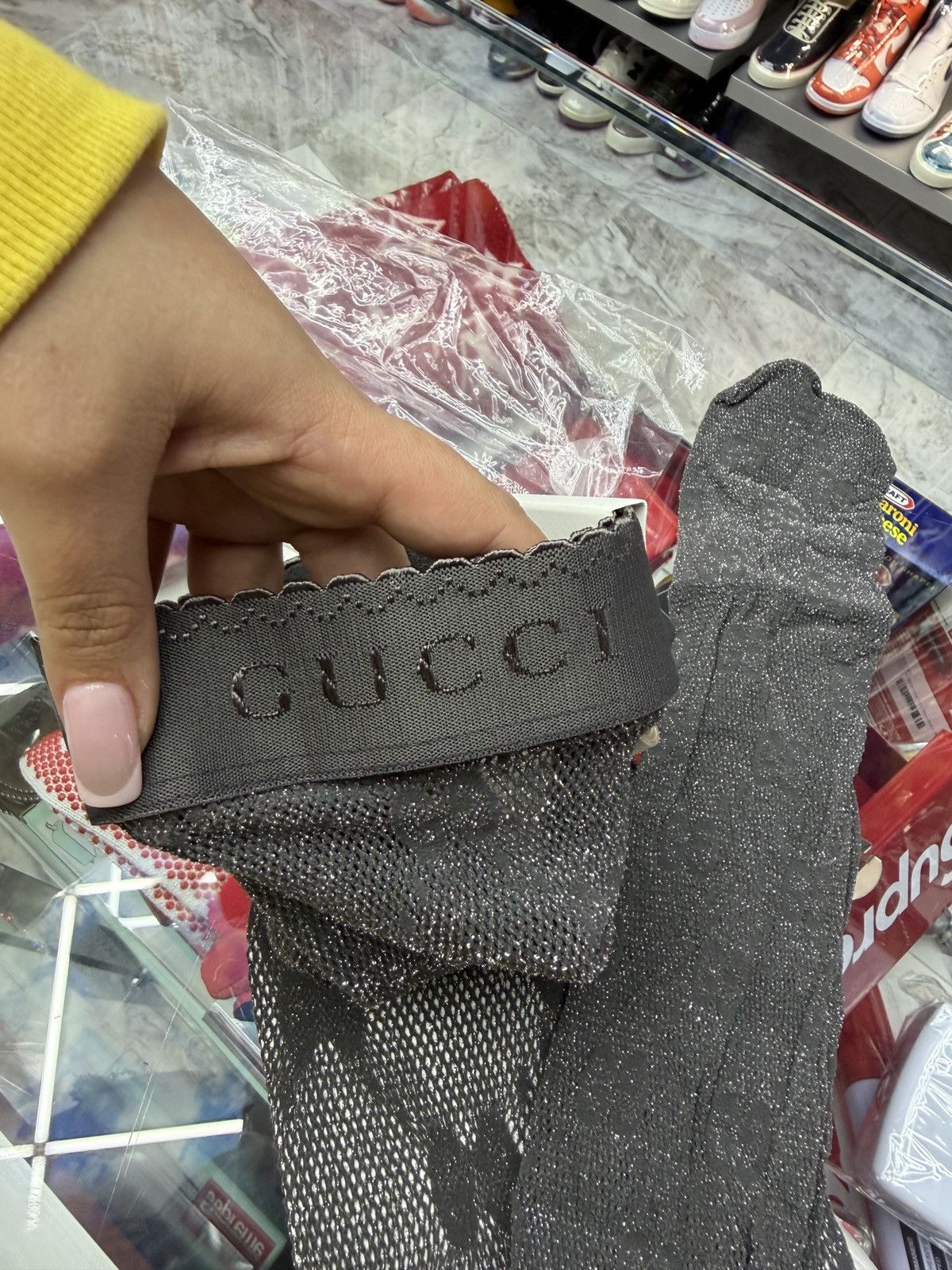 Gucci Gucci Tights/Leggings Mono Grey Size 26" / US 2 / IT 38 - 4 Thumbnail