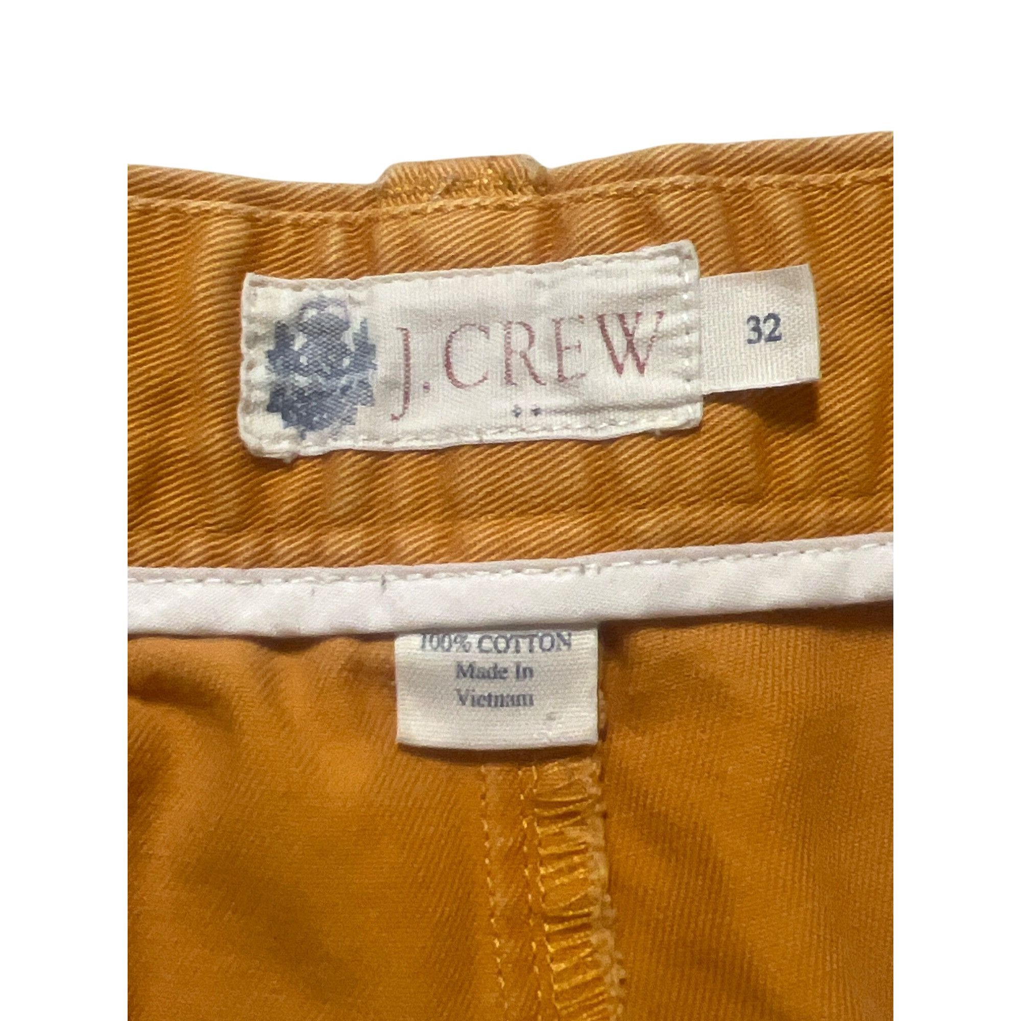 J.Crew J. Crew Mens Orange Chino Shorts Cotton Casual Summer Wear F Size US 32 / EU 48 - 4 Thumbnail