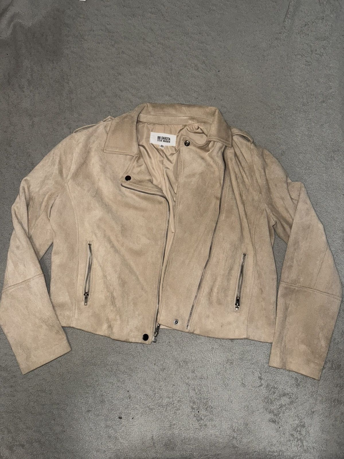 Steve Madden Steve Madden x BB Dakota Suede Motorcycle Jacket Size XL / US 12-14 / IT 48-50 - 1 Thumbnail