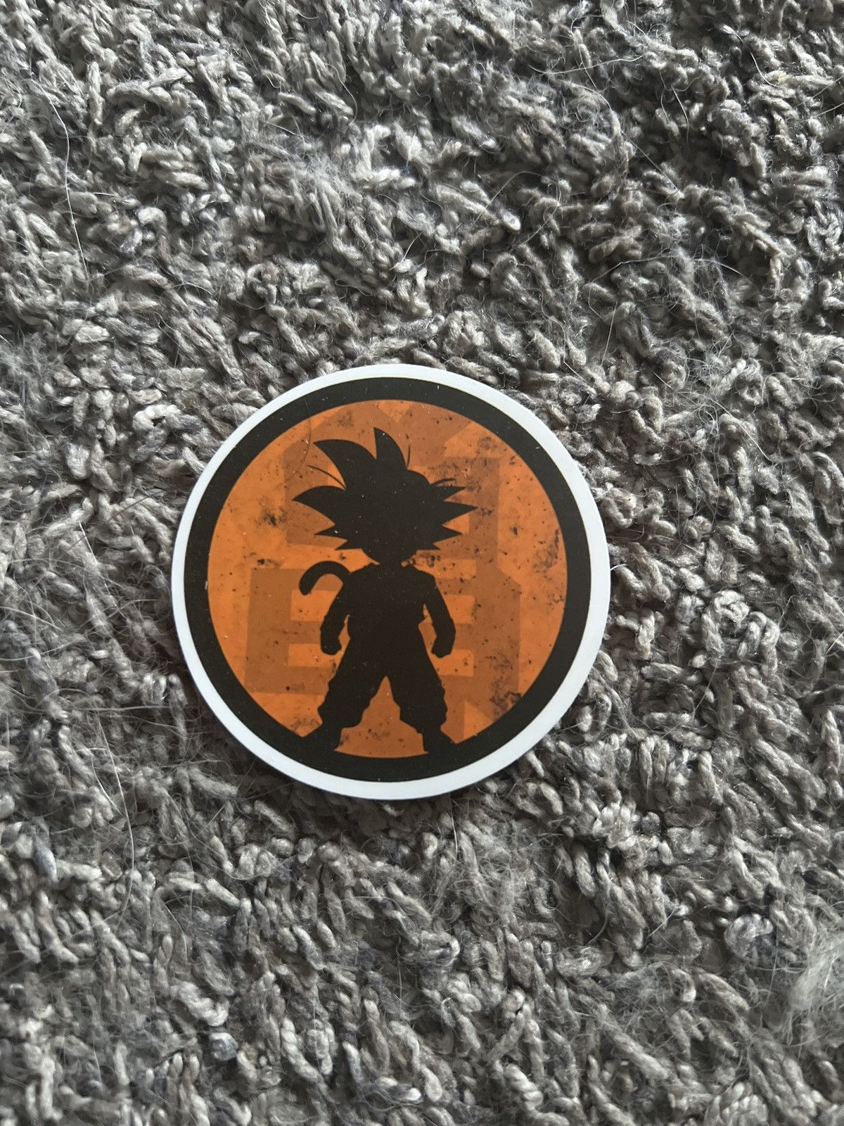 Hypebeast × Vintage Dragon Ball Son Goku Silhouette Sticker Size ONE SIZE - 1 Thumbnail