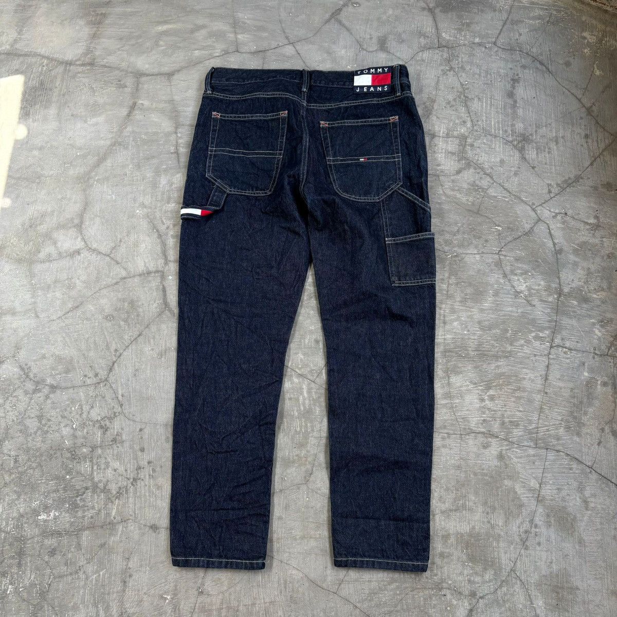 Tommy Hilfiger Tommy Hilfiger Carpenter Tappered Indigo Denim Size US 31 - 1 Thumbnail