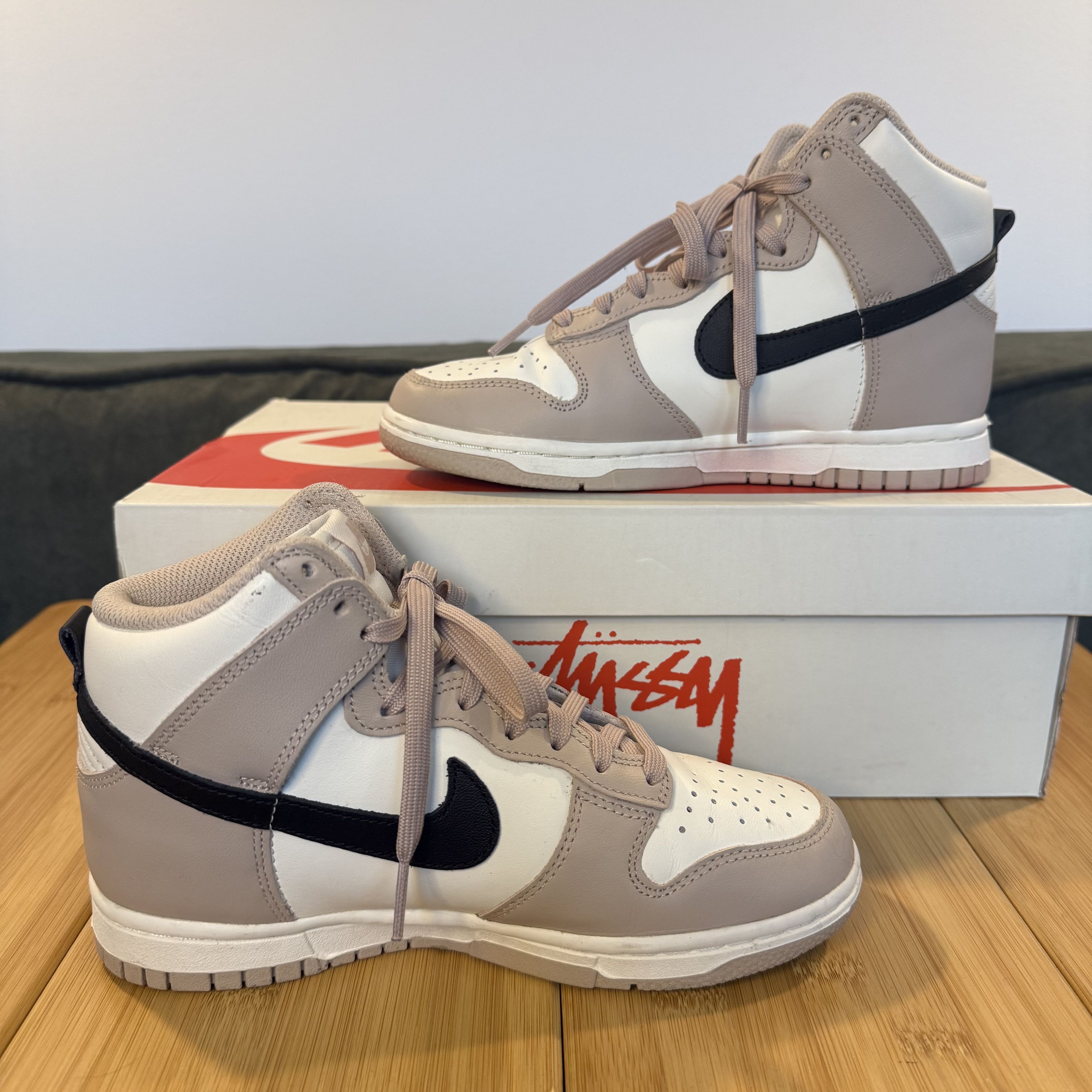 Nike Nike Dunk High 'Fossil Stone' DD1869-200, 5.5W Size US 5.5 / IT 35.5 - 2 Thumbnail